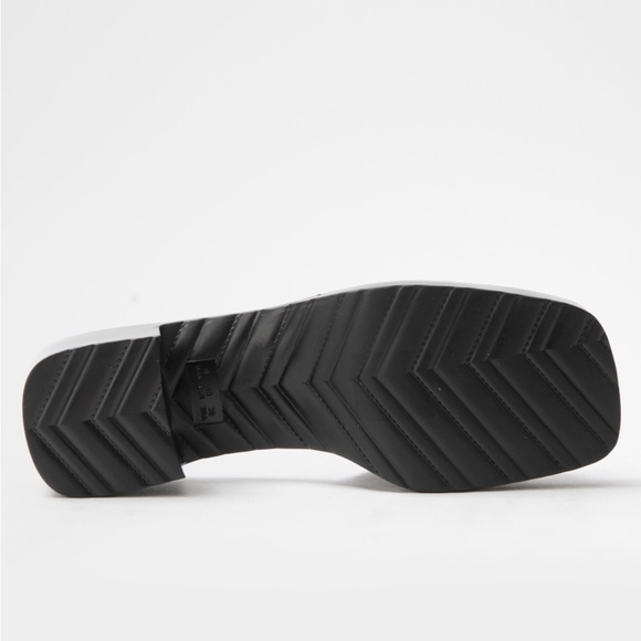 NIB TILLYS 90s 00s Retro Inspired Qupid Black Chunky Mules - Picture 5 of 5